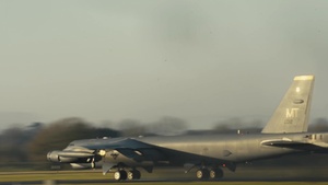 B-52 Stratofortress conducts operations at RAF Fairford