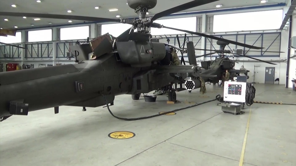 DVIDS Video AH64D Apache Longbow Fire Control Radar Maintenance