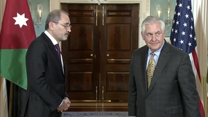 Secretary of State Rex Tillerson meets with Jordanian Foreign Minister Ayman Safadi