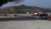 Air Force firefighting vehicles’ new foam testing system is a friend of the environment (NO LOWER THIRDS)