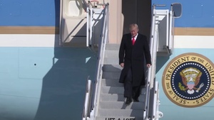 President Trump Arrives at 171st