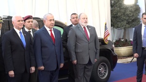 Vice President Mike Pence Meets Israeli PM Netanyahu