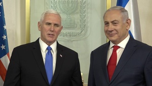Vice President Mike Pence Meets Israeli PM Netanyahu