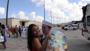 Frank Cable Returns Home To Guam After 10 1/2 Months.