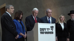 Vice President Mike Pence visits Yad Vashem