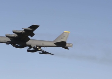 B-52 Stratofortress conducts operations at RAF Fairford