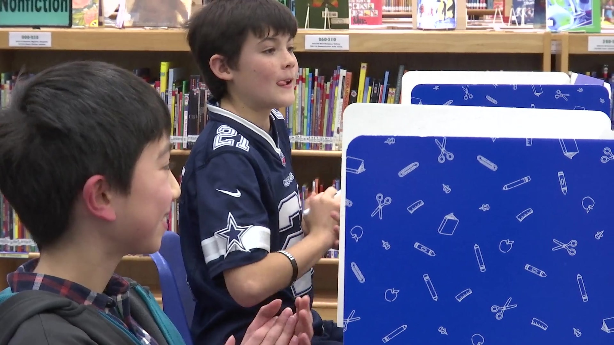 10 Arnn Elementary School students participated in the annual National Geographic Bee contest held Jan. 19 inside the school’s library. Out of the 10 finalist, Vincent Carlo, a 6th-grader, became this year’s champion.