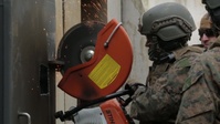 Methods of Entry School Marines Breach Mechanical Enemy Strongholds