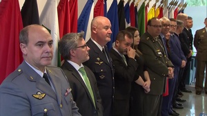 NATO Secretary General in Portugal - JALLC Monsanto B-Roll
