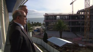 NATO Secretary General in Portugal - Arrival B-Roll