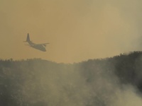 C-130s fight California's largest Wildfire