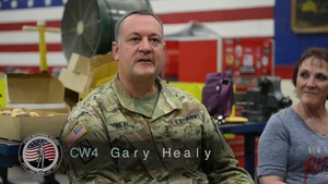 115th Maintenance Company Flag Folding