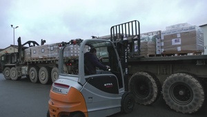 Class I food supplies loaded at Allied Spirit VIII