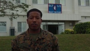 Lance Cpl. Howard 2018 Super Bowl shout-out