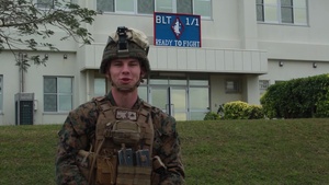 Lance Cpl. Jacobson 2018 Super Bowl shout-out