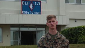 Lance Cpl. Wilson 2018 Super Bowl shout-out