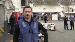 USS Bonhomme Richard Sailors Conduct Super Bowl LII Shout-Outs