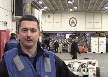 USS Bonhomme Richard Sailors Conduct Super Bowl LII Shout-Outs