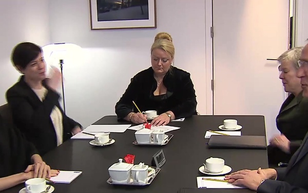 NATO SG meets UNHCR Special Envoy Angelina Jolie – Bilateral Meeting