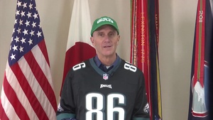 Major General James F. Pasquarette Superbowl Shout Out