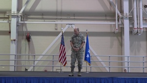 Team JSTARS meet with Gen. Mike Holmes, commander of Air Combat Command at Robins AFB