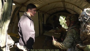 Sec. of Army visits troops in Europe, talks top priorities (Social Media)