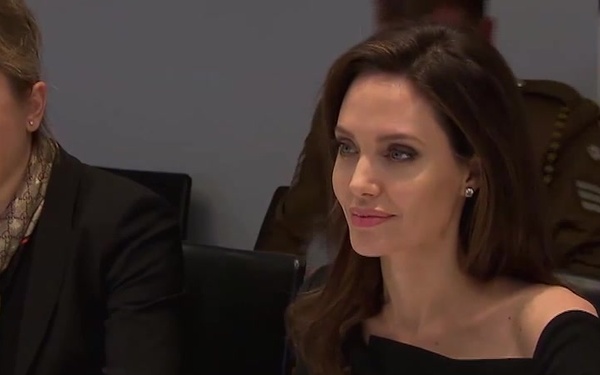 Angelina Jolie Visits NATO