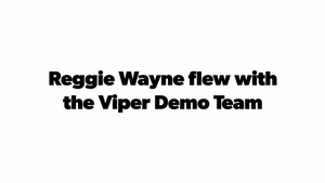 Reggie Wayne flies with Viper Demo