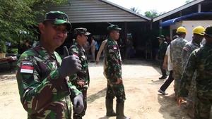 Cobra Gold 18: Royal Thai, U.S. and Indonesian Armed Forces work together on school building in Chachoengsao Province