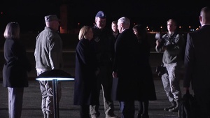 Vice President Mike Pence Arrival at Yokota Air Base - BROLL