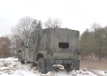 Frozen Badger Wheeled Vehicle Driving Course