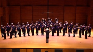 Coast Guard band performs National Anthem