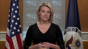Department of State Press Briefing with Spokesperson Heather Nauert
