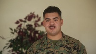 Deployed Marines give Valentines' Day shout