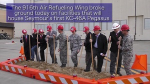 916th Air Refueling Wing, KC-46A Pegasus hangar ground breaking