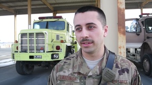 PACKAGE: Staff Sgt Andrew Ladzinski, 148FW Firefighter