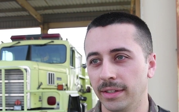 PACKAGE: Staff Sgt Andrew Ladzinski, 148FW Firefighter