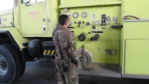 BROLL: Staff Sgt Andrew Ladzinski, 148FW Firefighter