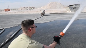 BROLL: FireFighters from Air National Guard in Qatar