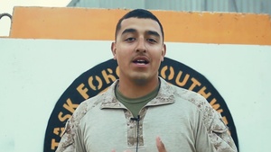 Sgt. Jose Garza Valentine's Day Greetings