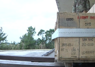 Soldiers with 10th RSG prepare ammo for training