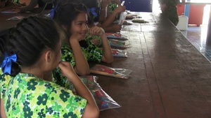 Cobra Gold 18: U.S. Armed Forces conduct a cooperative health engagement at Watsomboonnaram School in Rayong.