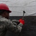Ohio National Guard Soldiers help erect floodgates as flood waters rise in Southern Ohio