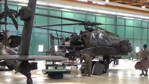AH-64 Apache Helicopter 500 Hours Phase Maintenance