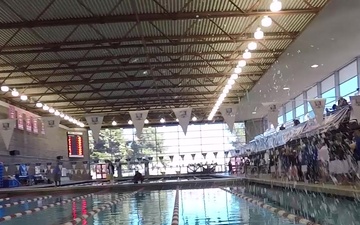 Air Force Wounded Warrior Trials Swimming Competition.