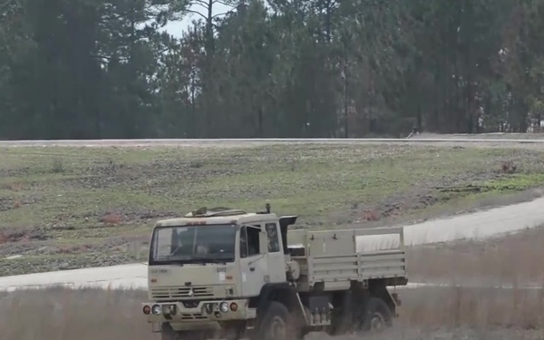 Vehicle movement at JRTC B-roll