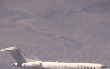 An E-11A Provides In-Flight AOR Communication