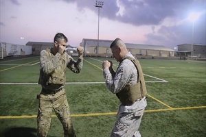 CJTF-HOA Marines Teach Joint Marine Corps Martial Arts Program (MCMAP)