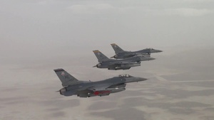 F-16s In Flight