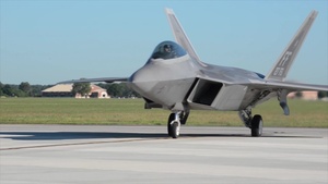 F-22 Taxi on the Flight Line